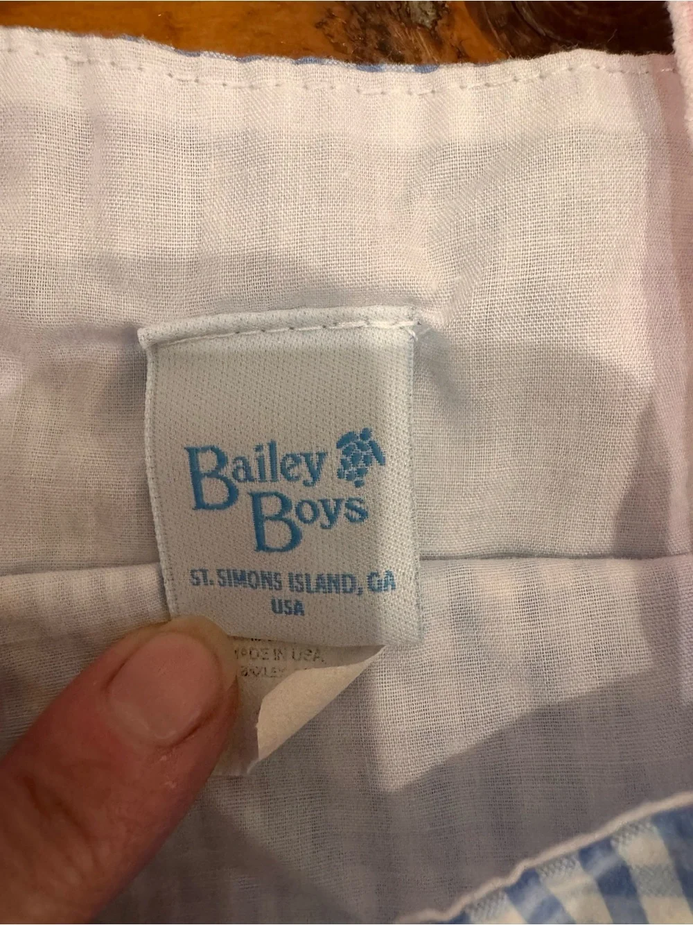 Bailey Boys Blue and Pink Plaid Whale Appliqué Sundress Set